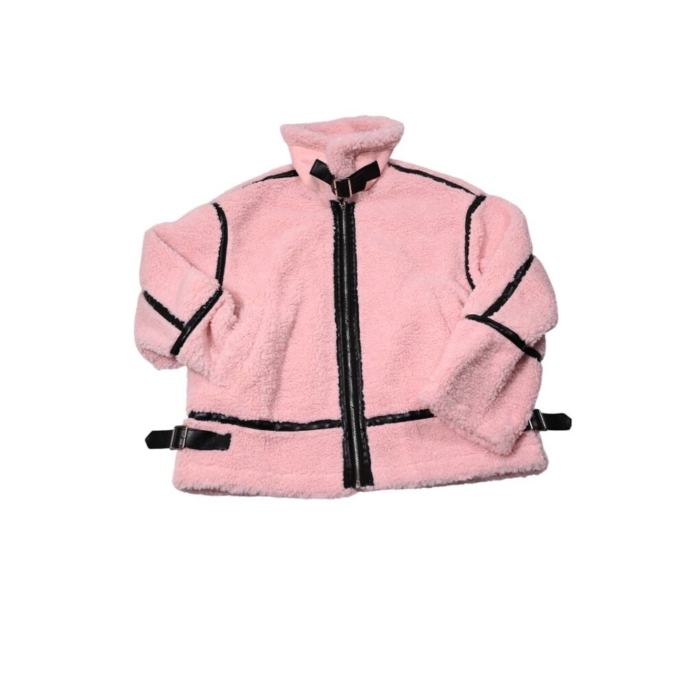 Tankaneo Faux Fur Jacket in Pink